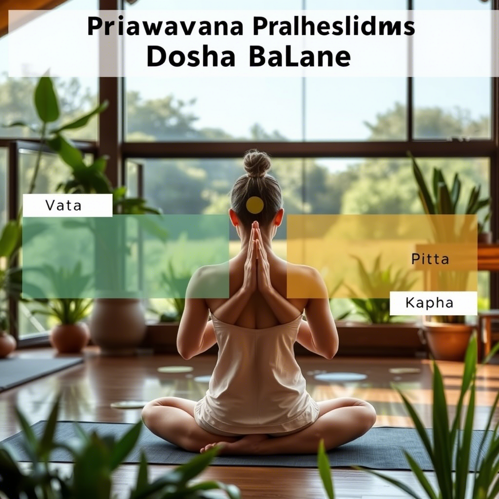 Person practicing breathing exercises
