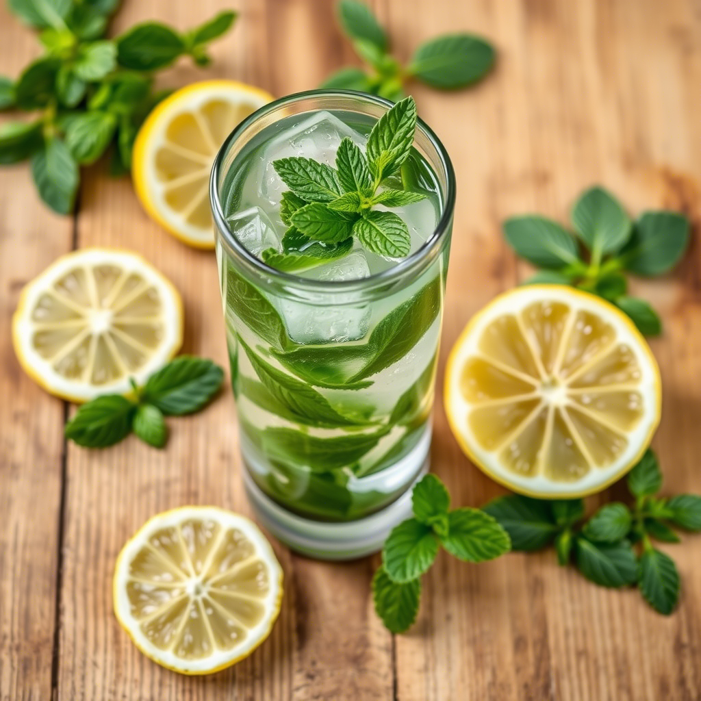 Mint Lemon Detox Water